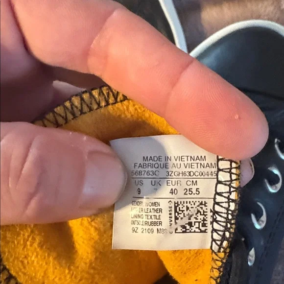 Converse All Star Women’s Size 9 Lugged Heel Leather Rare Shoes Good Condition! - Picture 9 of 11